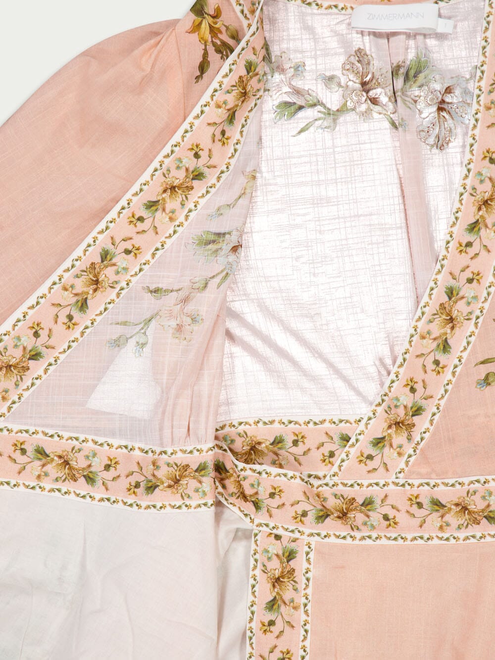Chintz Wrap Mini Dress - Image 3