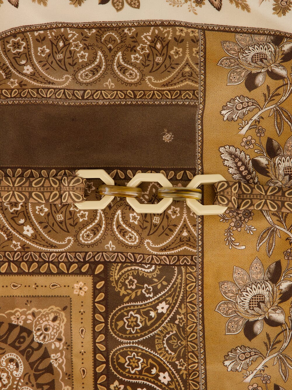 Chocolate Bandana Swimsuit with Belt - Image 4