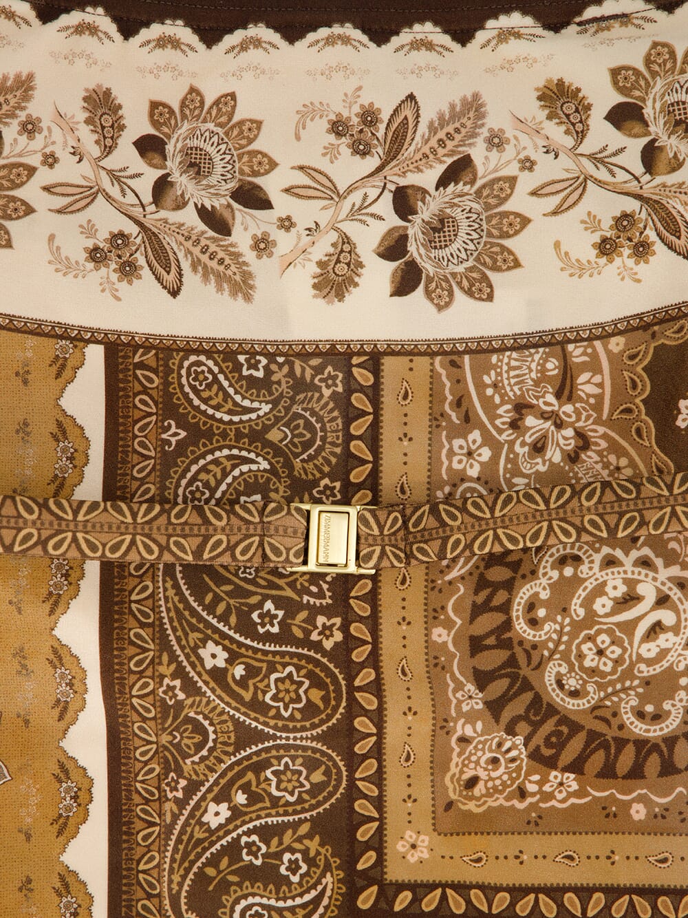Chocolate Bandana Swimsuit with Belt - Image 5