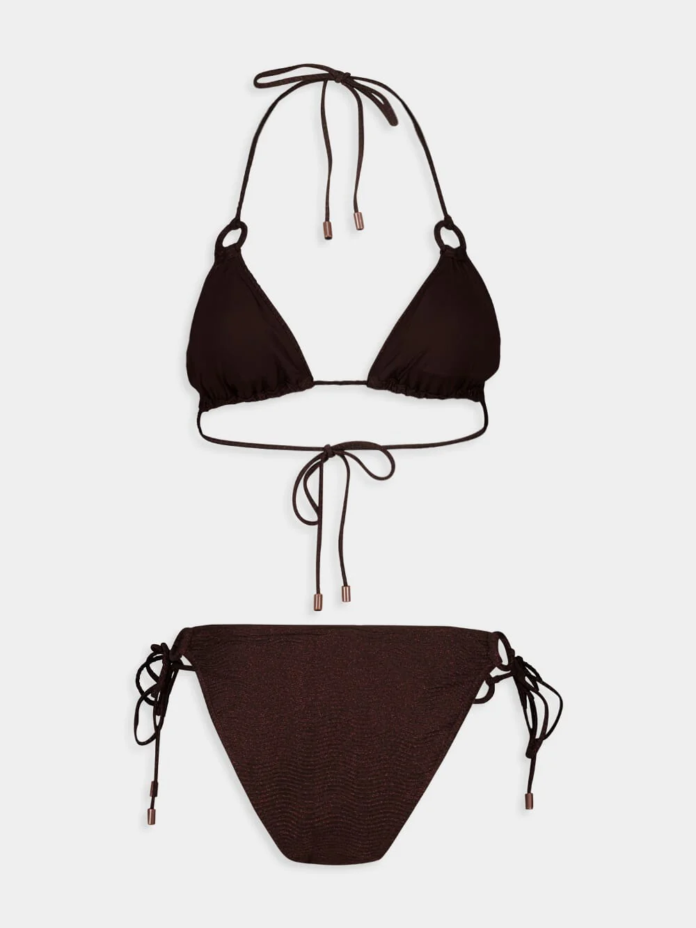 Chocolate Coco Texture Ring Bikini - Image 2