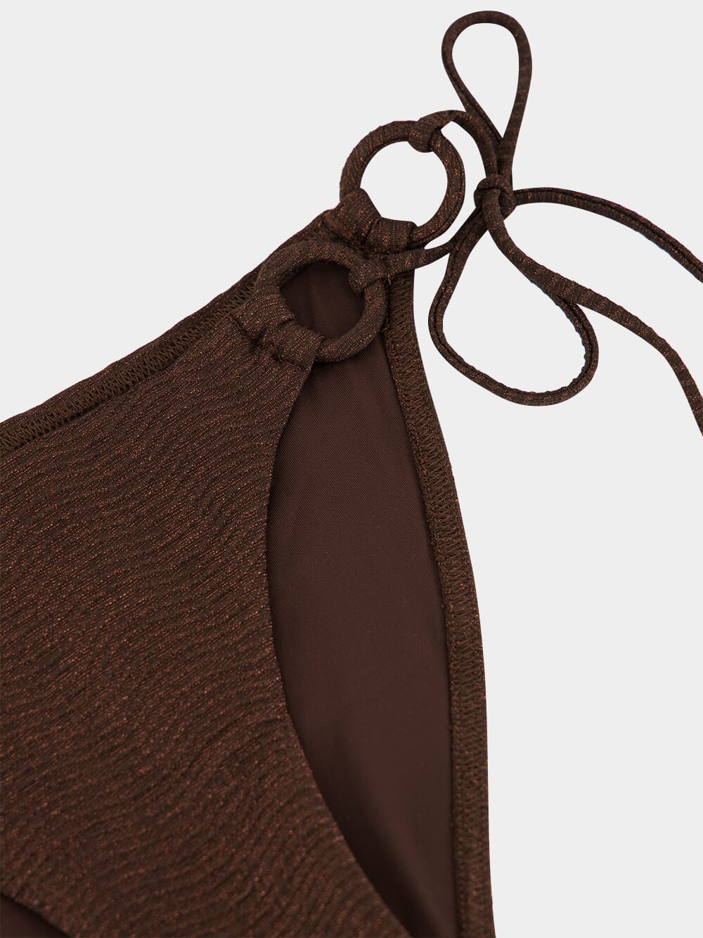 Chocolate Coco Texture Ring Bikini - Image 4
