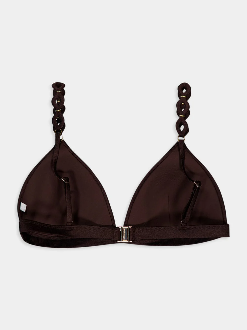 August Diamond Trim Chic Brown Bikini Set - Image 4