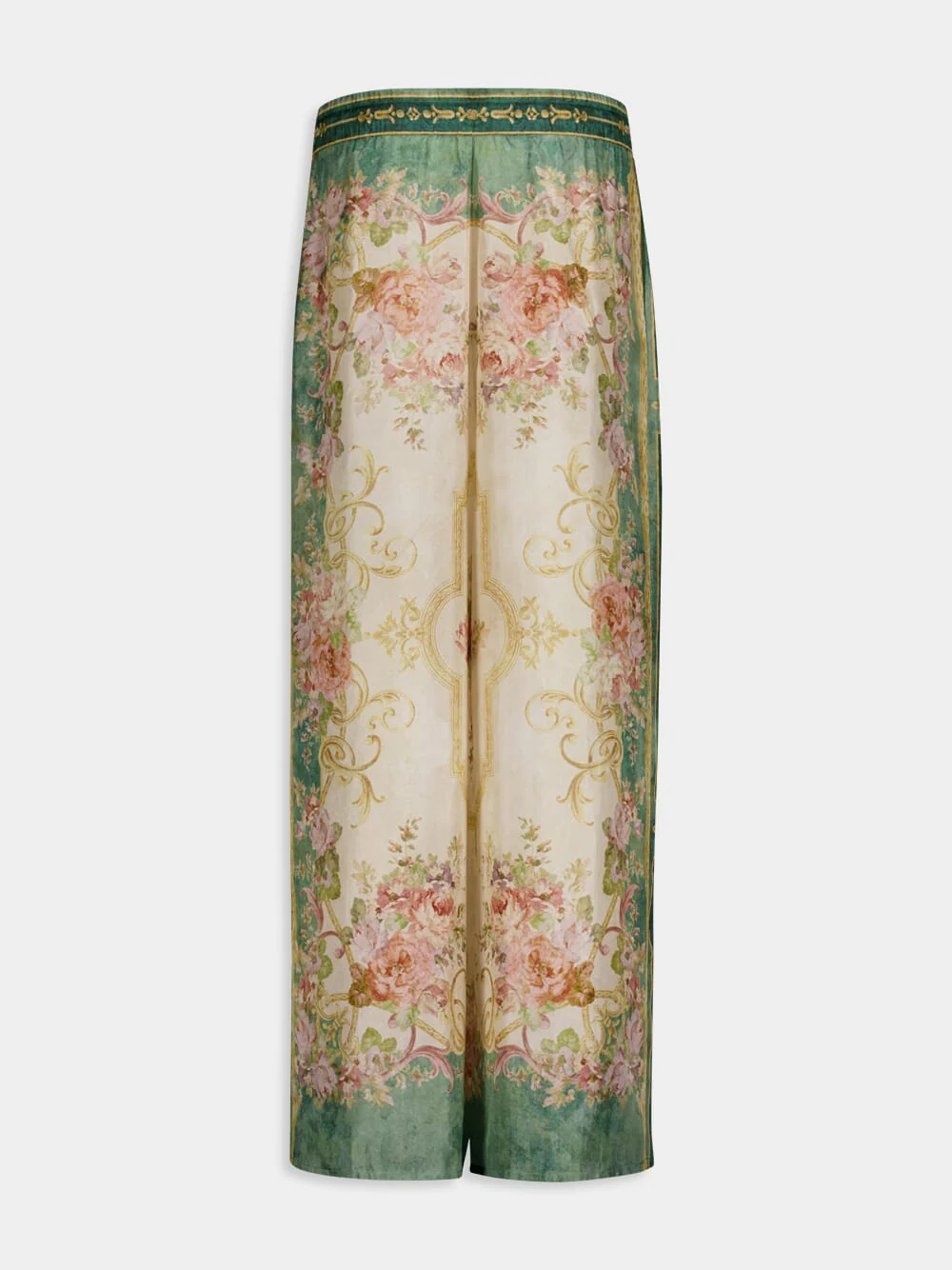 August Palazzo Silk Pants - Image 2