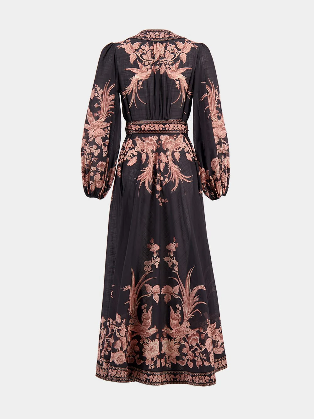 Black Bird Floral Waverly Wrap Dress - Image 2