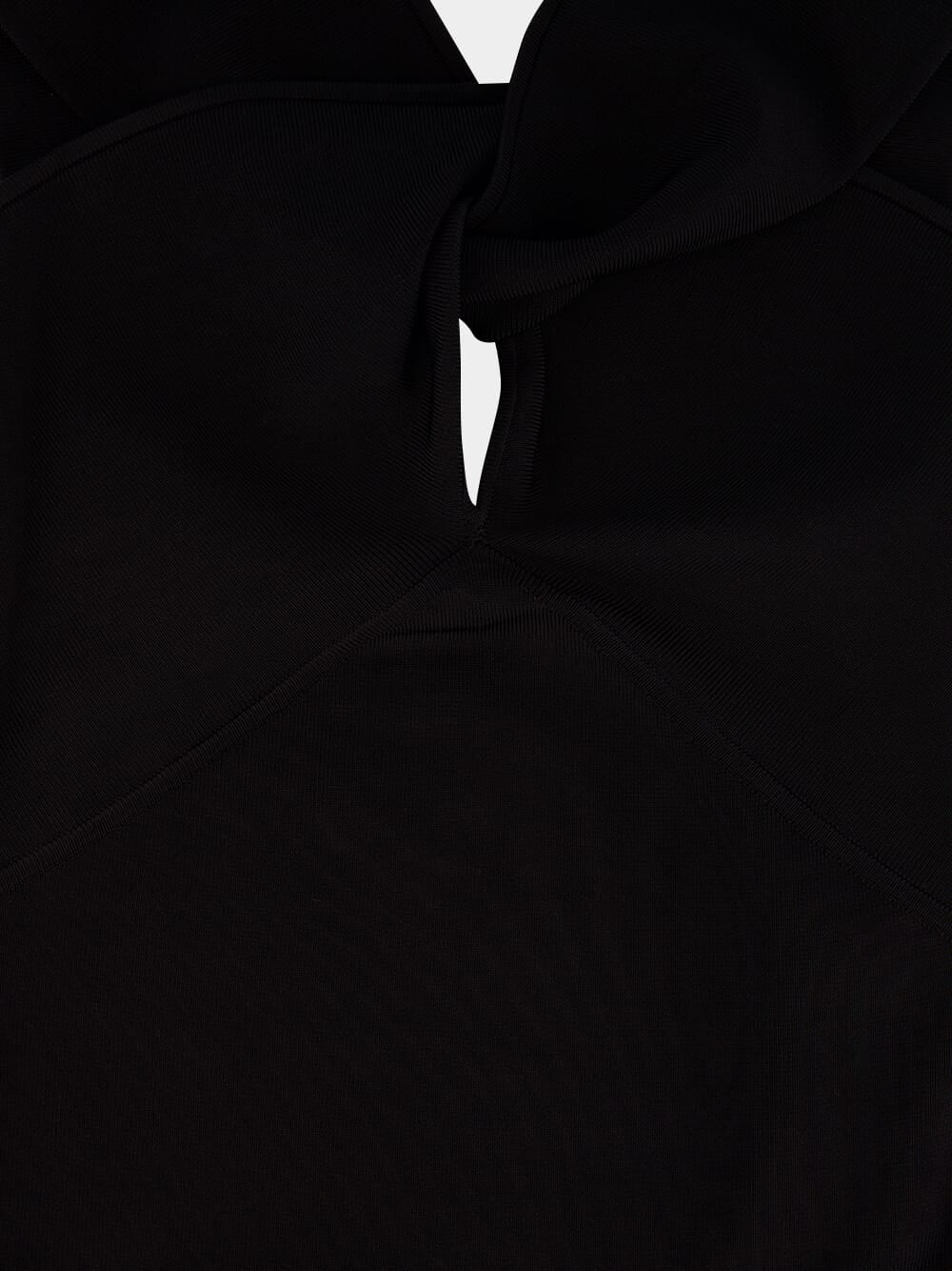 Black Crush Halter Neck Top - Image 3
