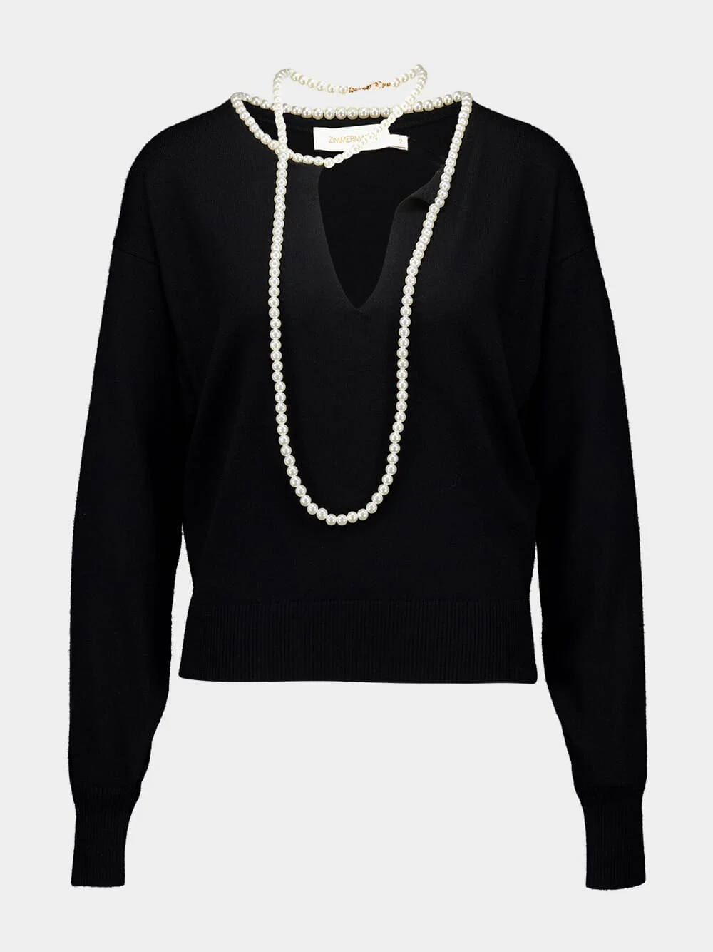 Black Crush Necklace Sweater - Image 5