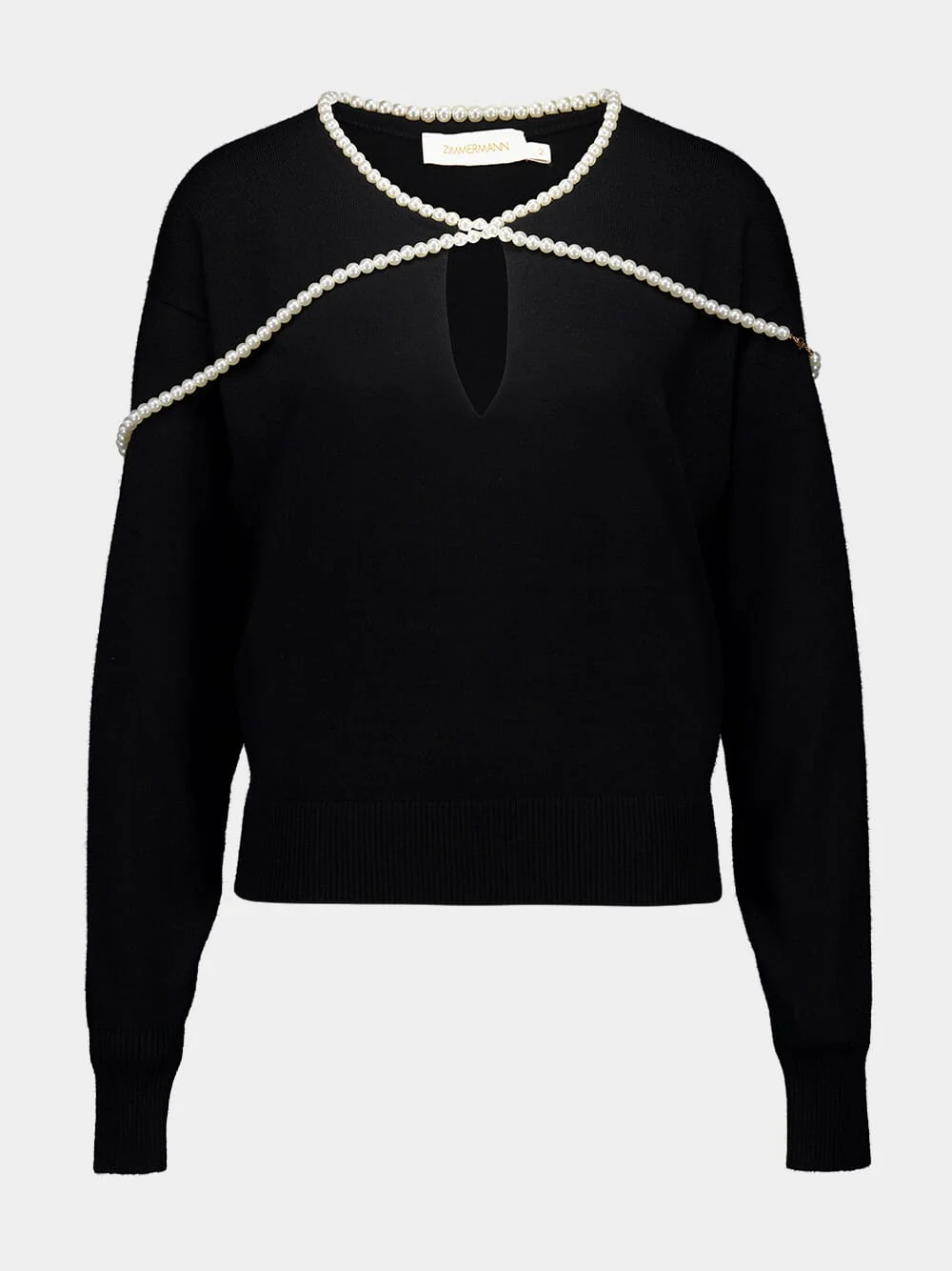 Black Crush Necklace Sweater - Image 7