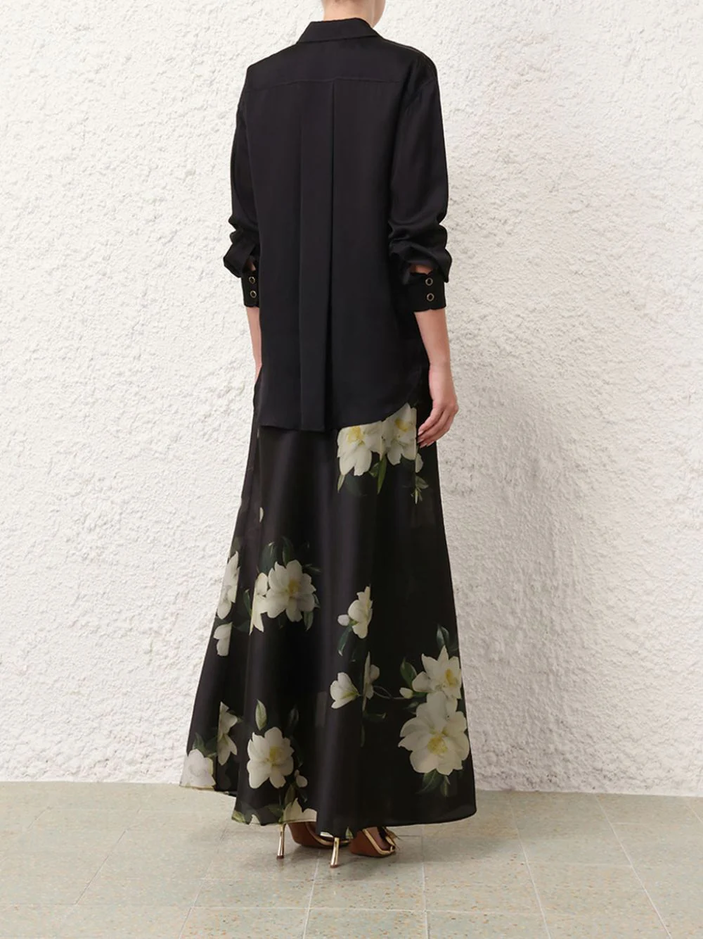 Black Magnolia Harmony Flare Skirt - Image 4