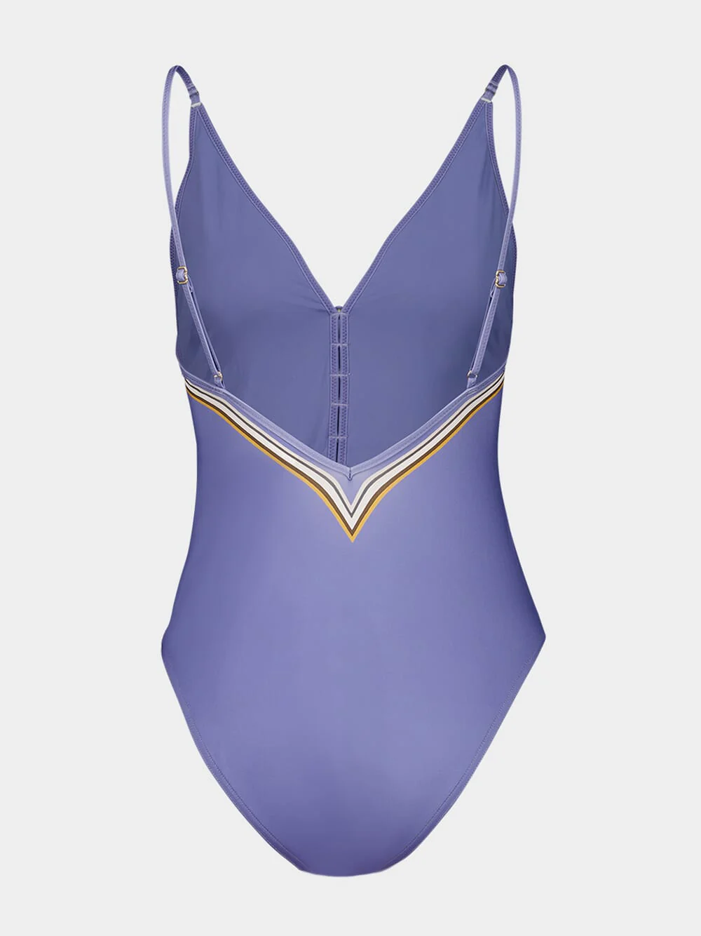Blue Floral Ottie Plunge Swimsuit - Image 3