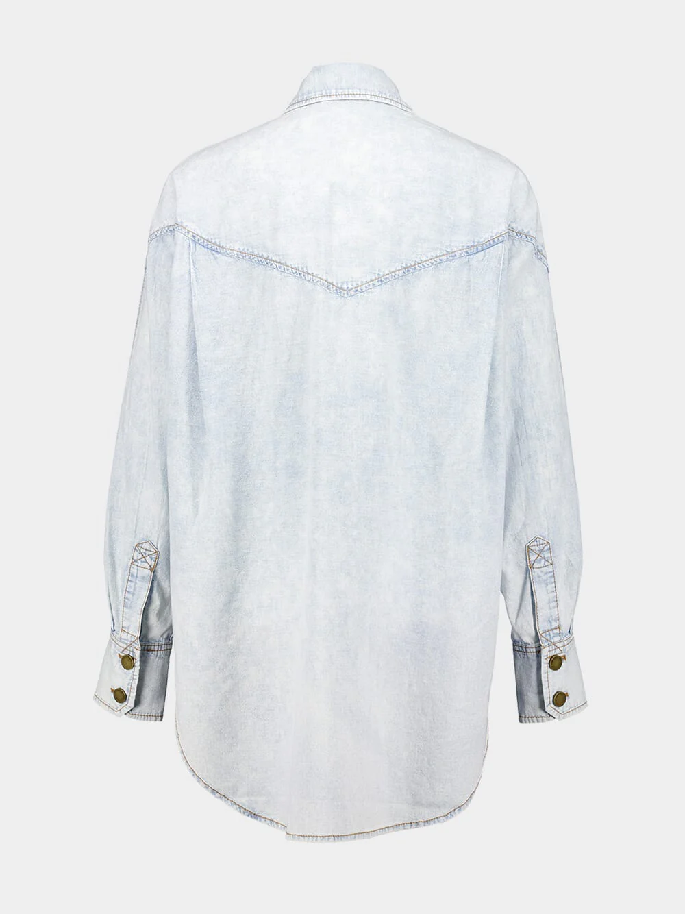 Blue Smoke Denim Shirt - Image 3