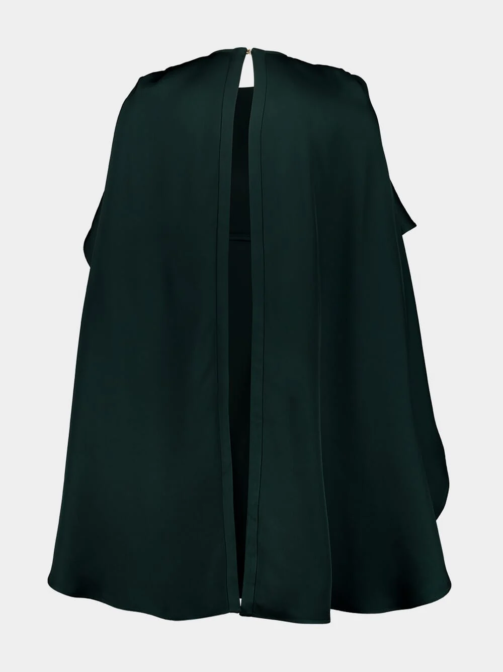 Bottle Green Eden Cascading Mini Dress - Image 5