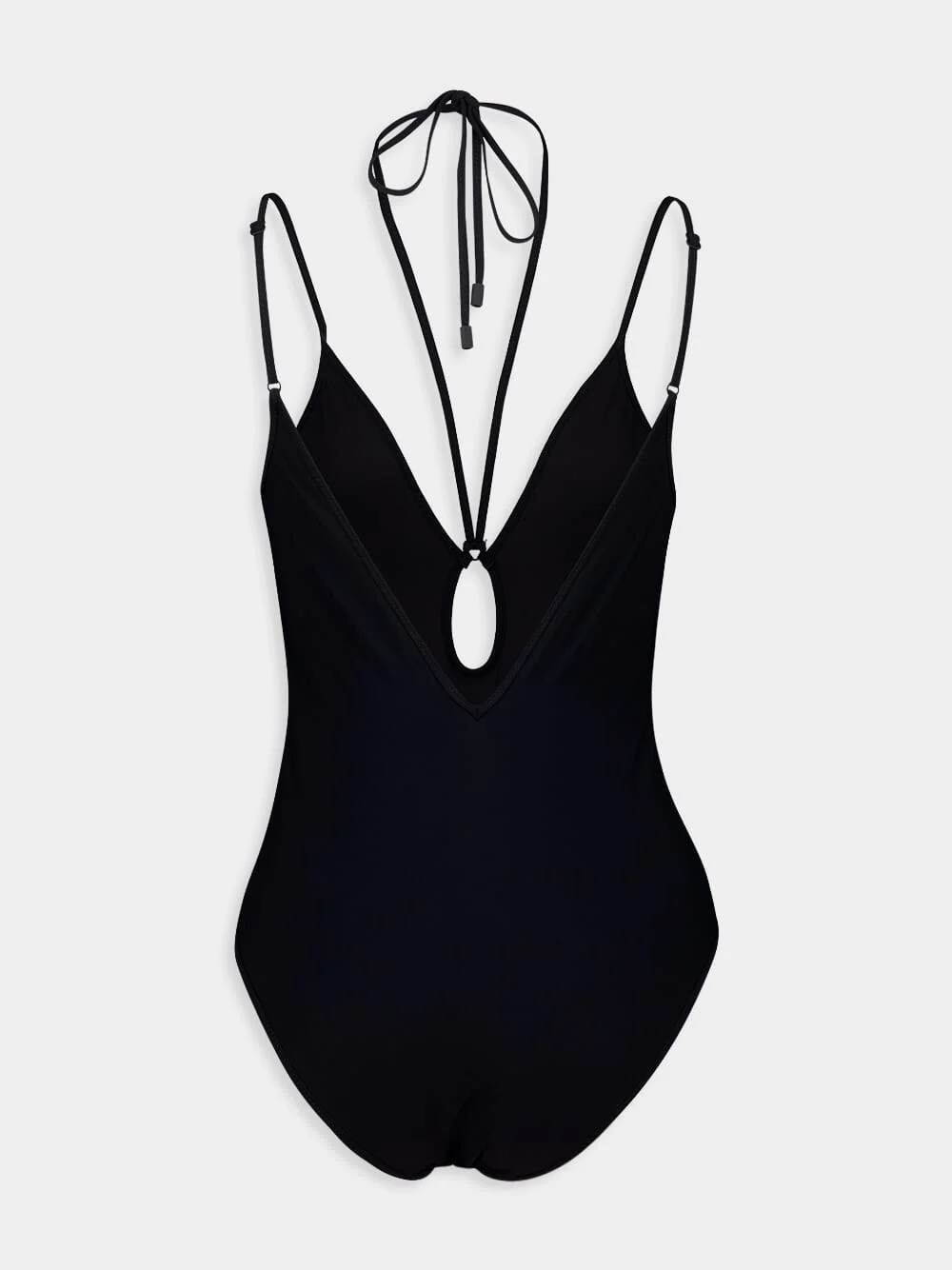 Chic Black One-Piece Swimsuit - Image 2