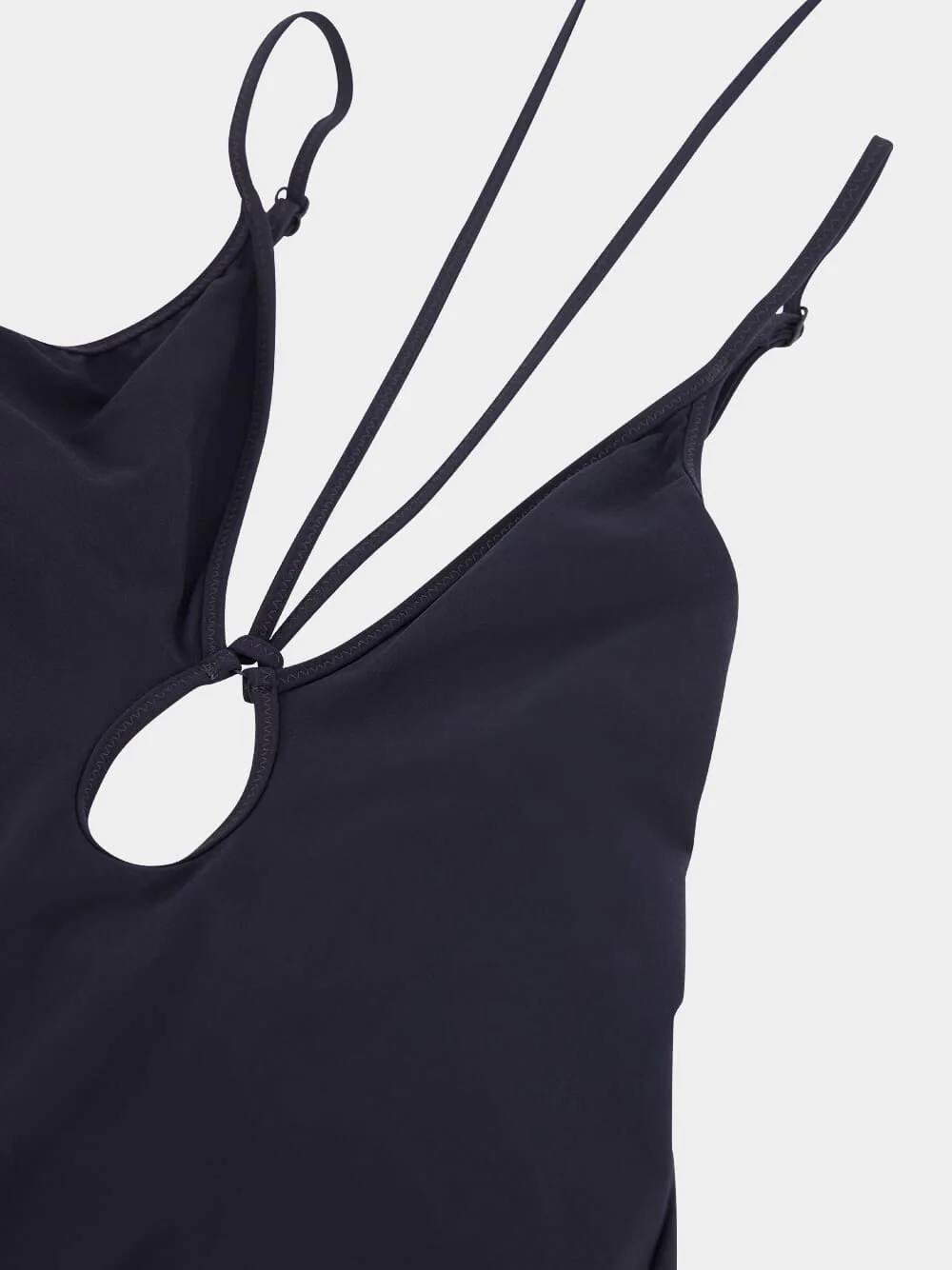 Chic Black One-Piece Swimsuit - Image 3