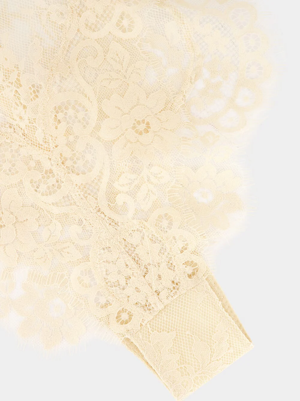 Cream Illustration Lace Teddy - Image 5