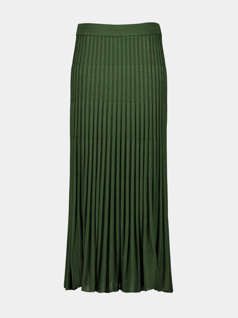 Forest Pleated Midi Skirt - Image 2