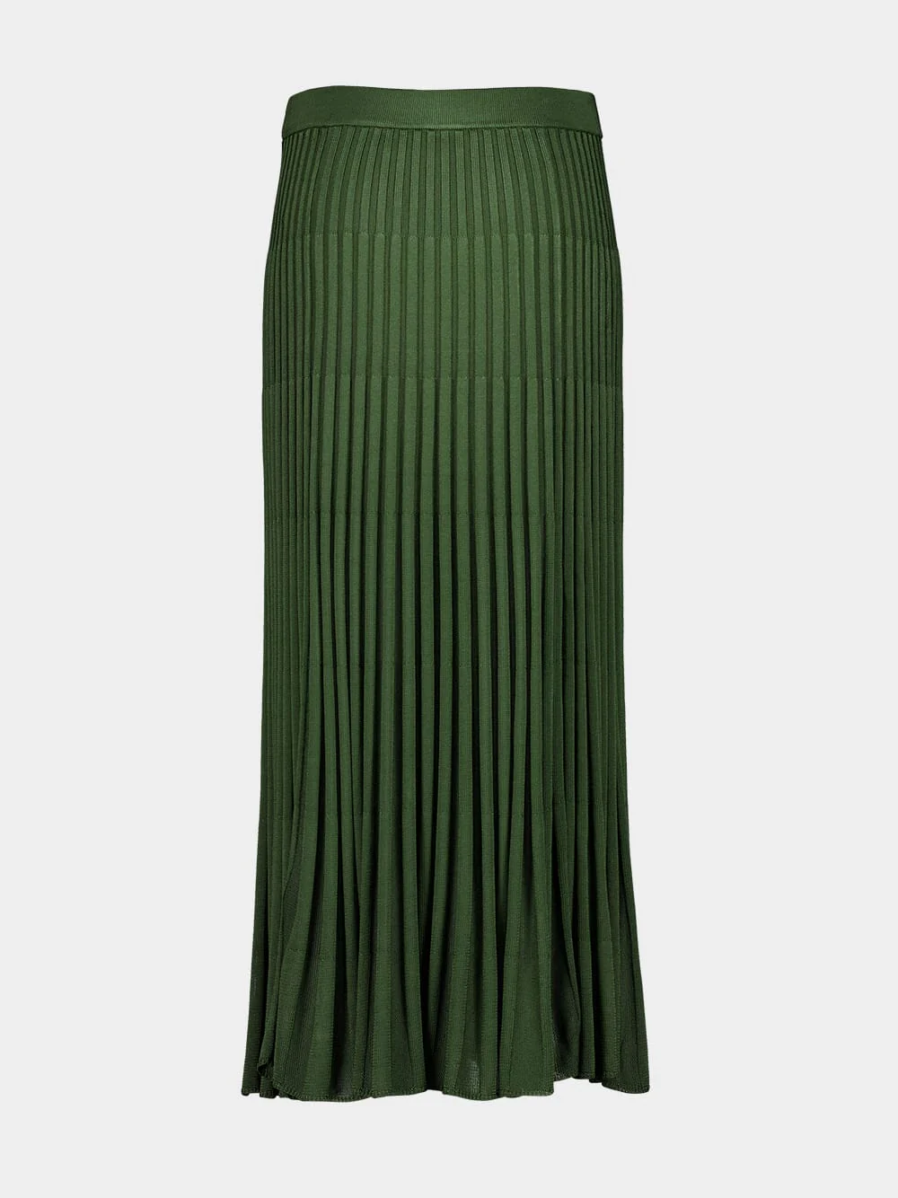 Forest Pleated Midi Skirt - Image 3