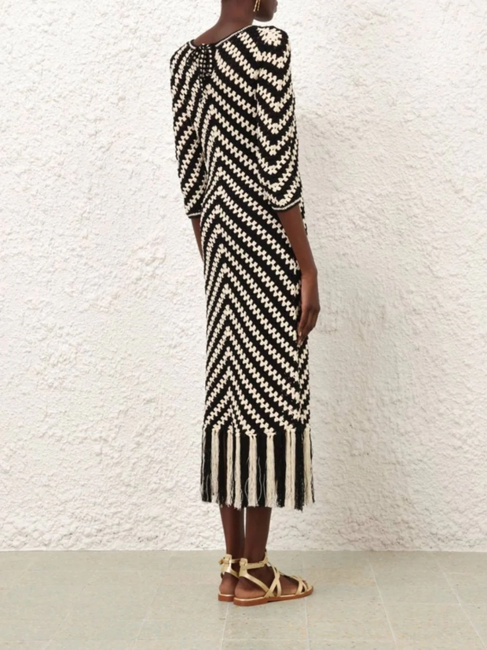 Halliday Hand Crochet Dress - Image 4