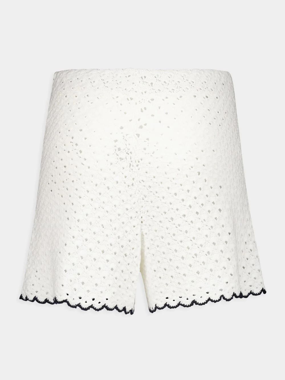 Halliday Scallop Knit Shorts - Image 3