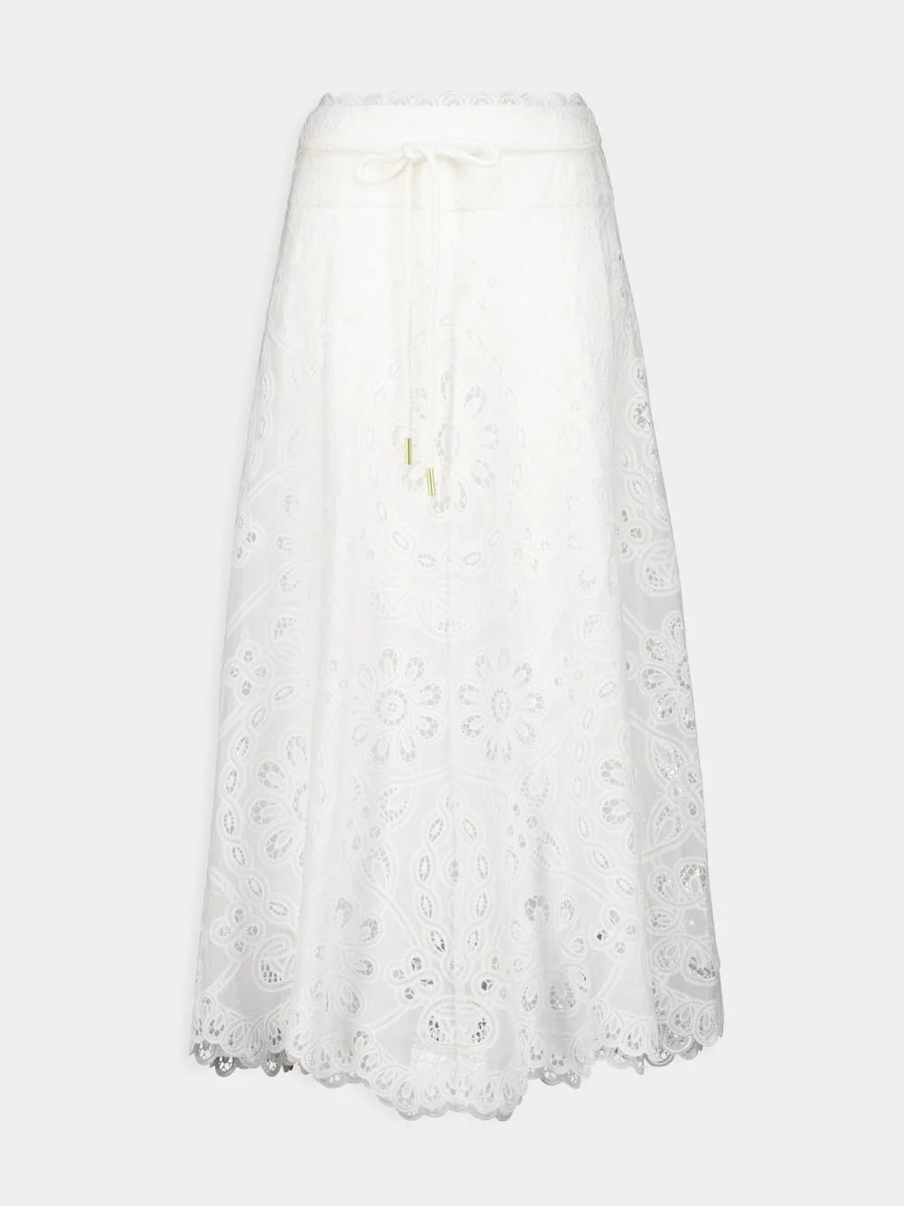 Ivory Ottie Flared Skirt - Image 2