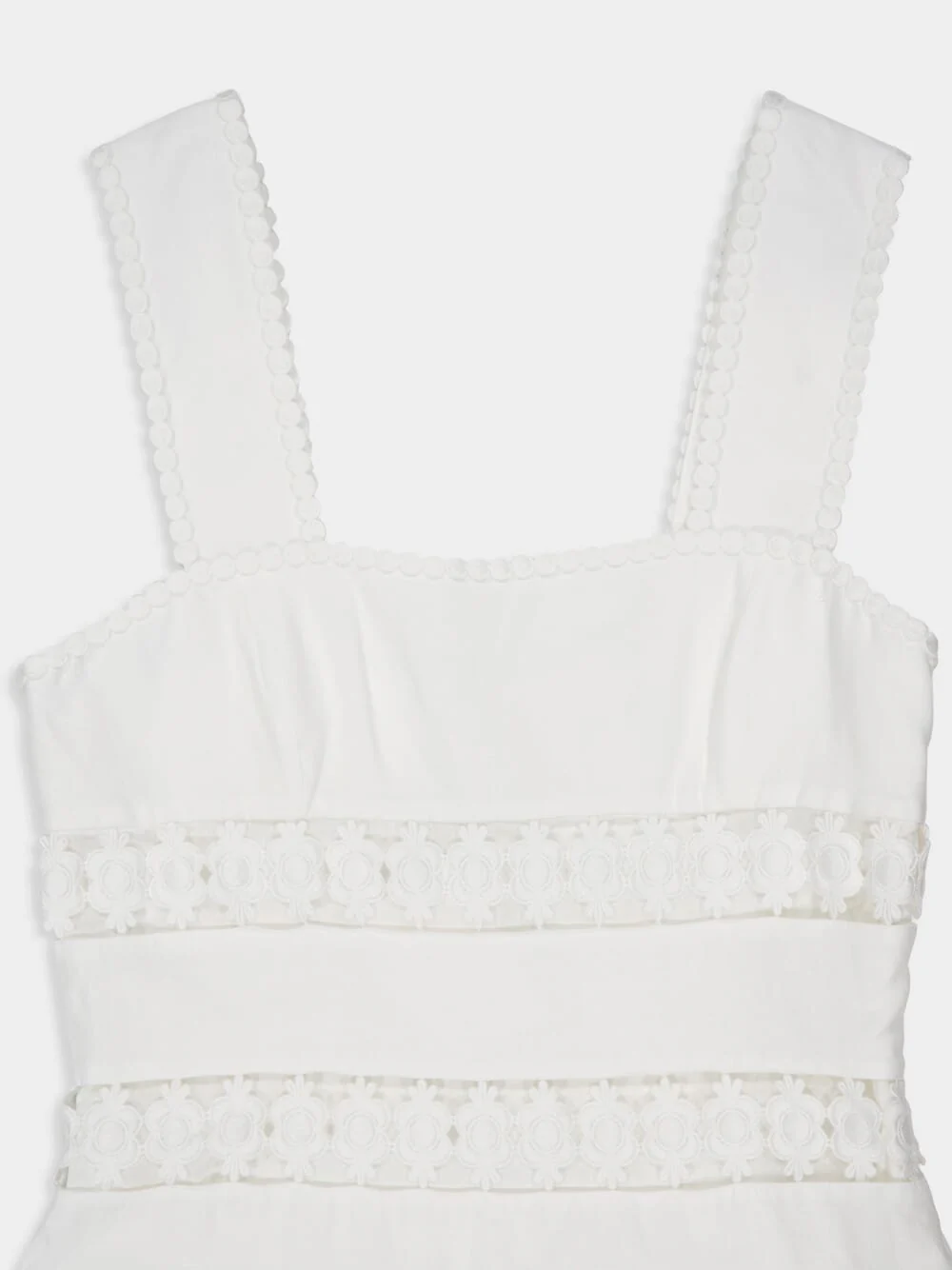Ivory Pop Trimmed Midi Dress - Image 5