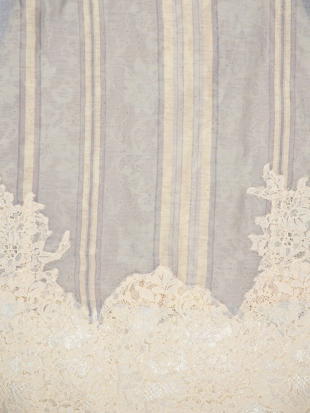 Lace-Trim Sheer Mini Dress - Image 3