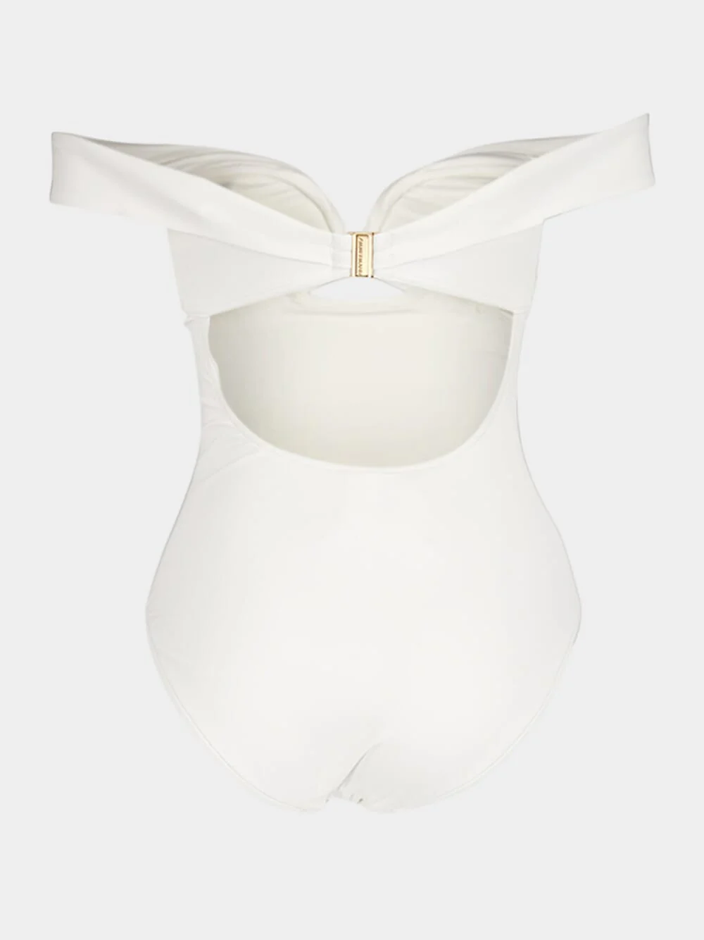 Lexi Chic White Cutout Swimsuit - Image 2