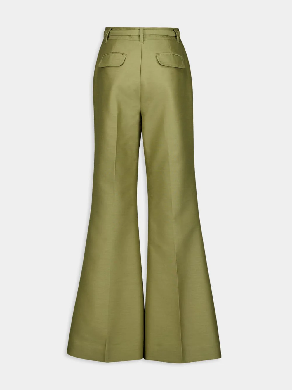 Light Olive Tranquillity Flare Leg Pant - Image 3