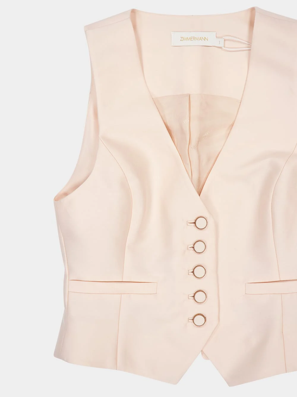 Macadamia Eden Tailored Vest - Image 3