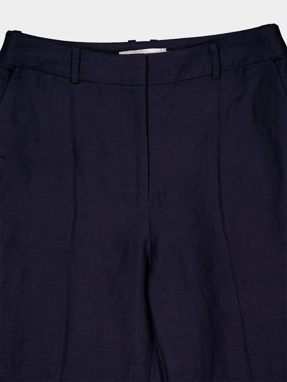 Navy Paisley Flare Pants - Image 5