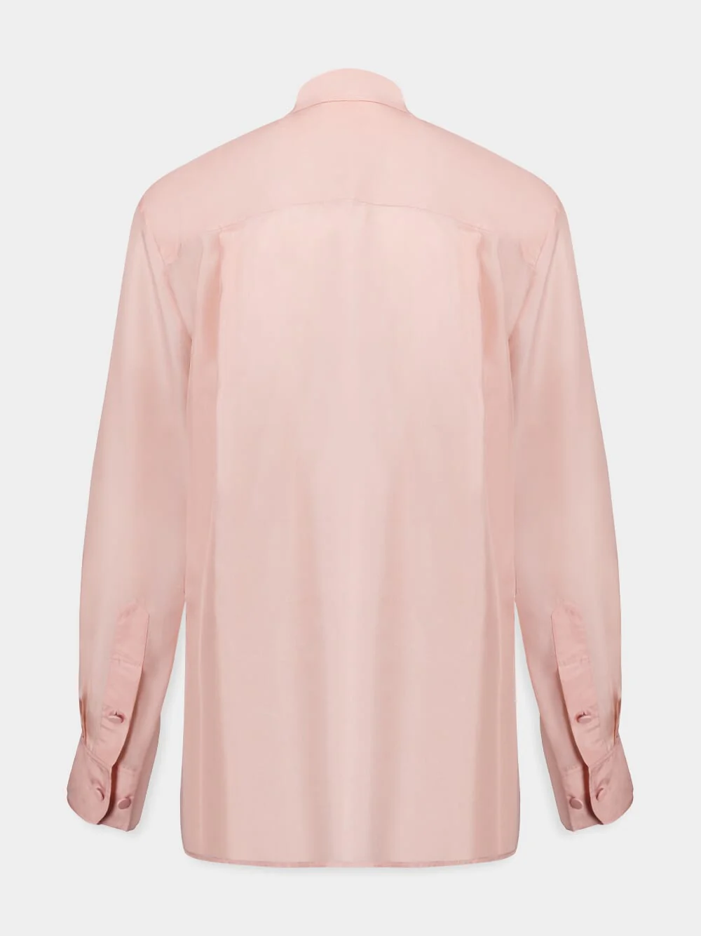 Pink Silk Halliday Manstyle Shirt - Image 2