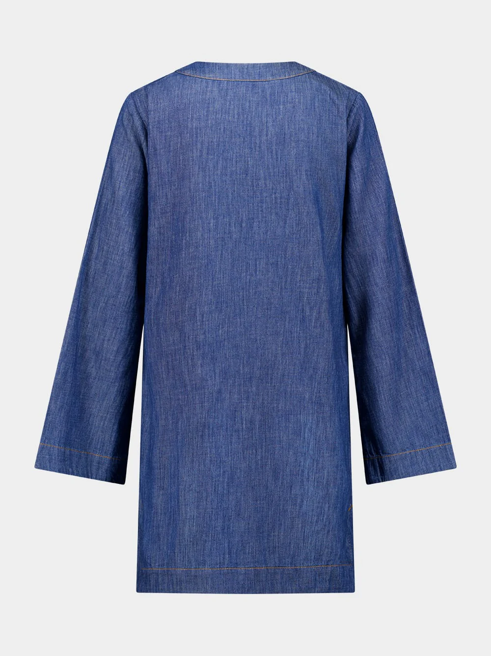 Railway Blue Wylie Denim Tunic Dress - Image 3
