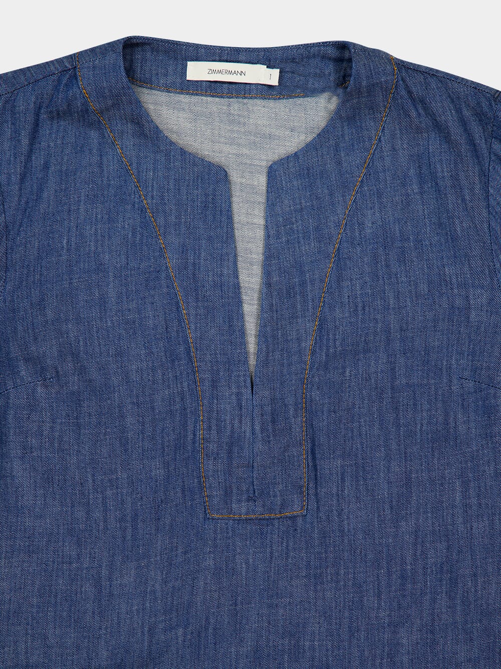 Railway Blue Wylie Denim Tunic Top - Image 6