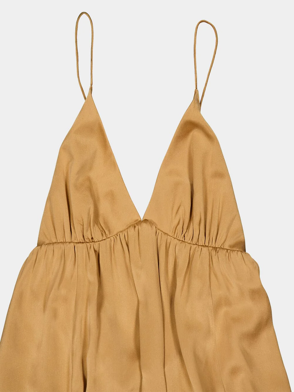 Sand Silk Slip Dress - Image 3