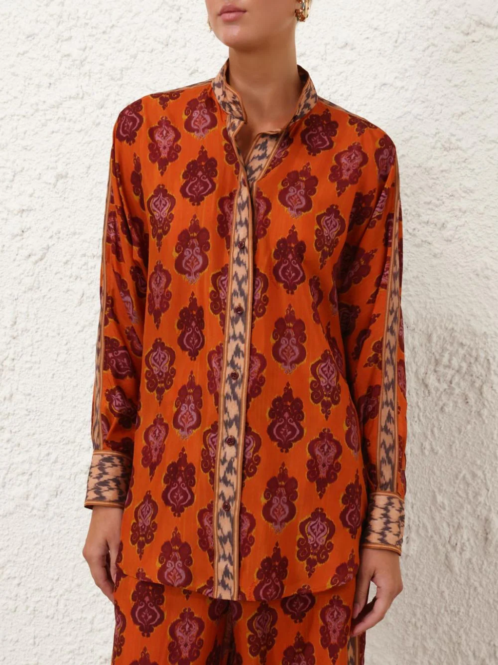 Sunset Ikat Wylie Dolman Shirt - Image 2