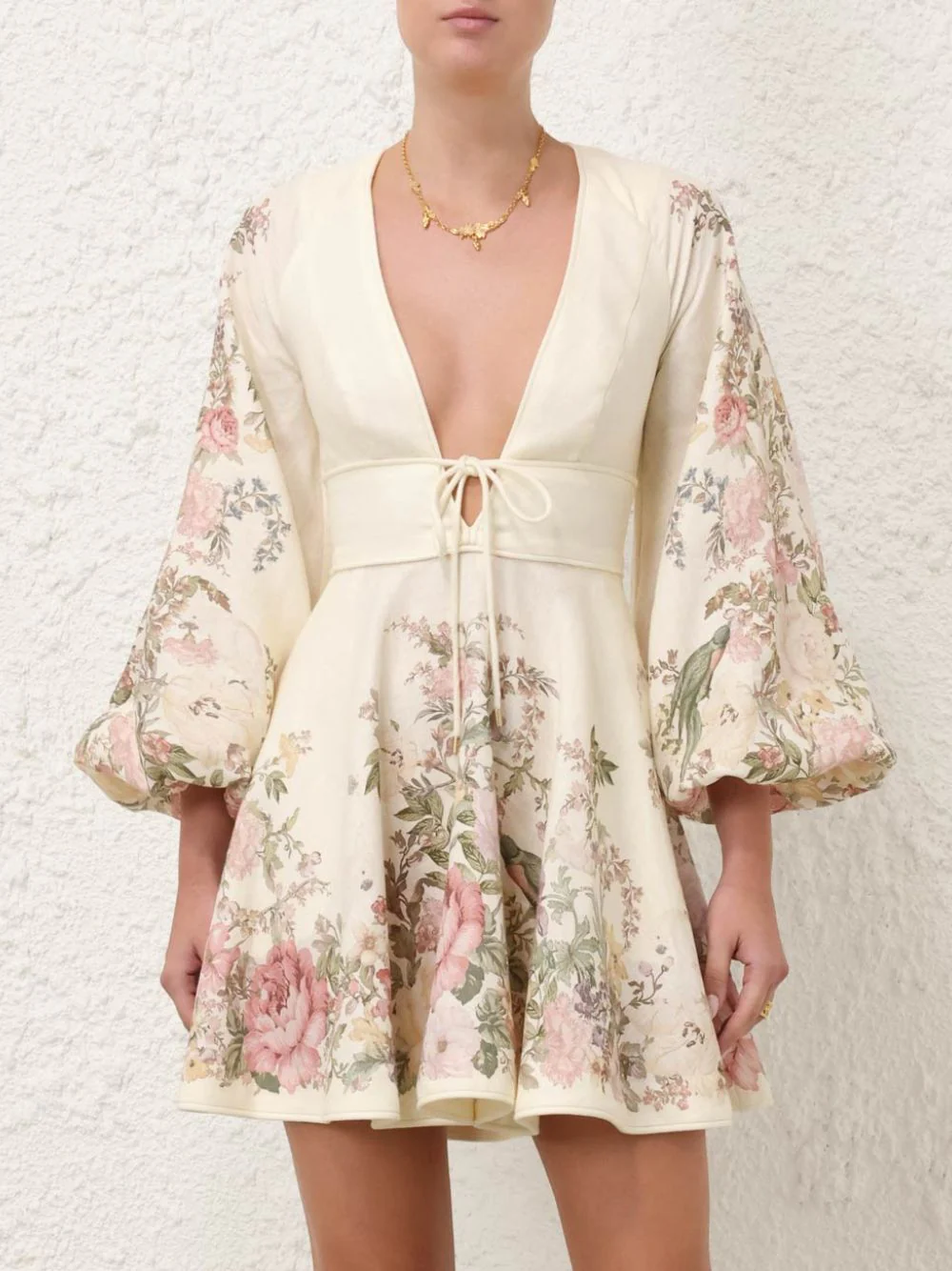 Waverly Plunge Mini Dress - Image 2