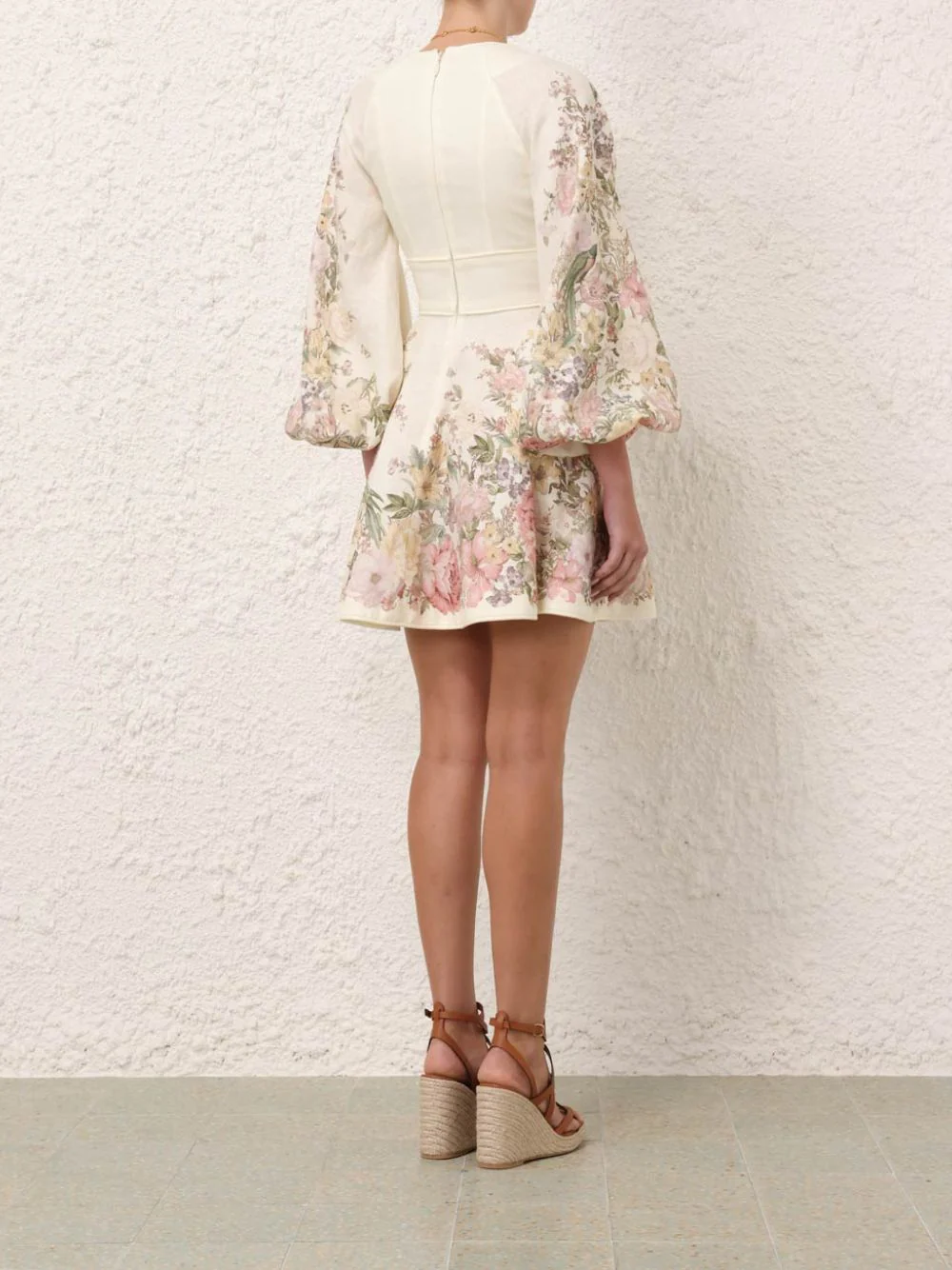 Waverly Plunge Mini Dress - Image 4