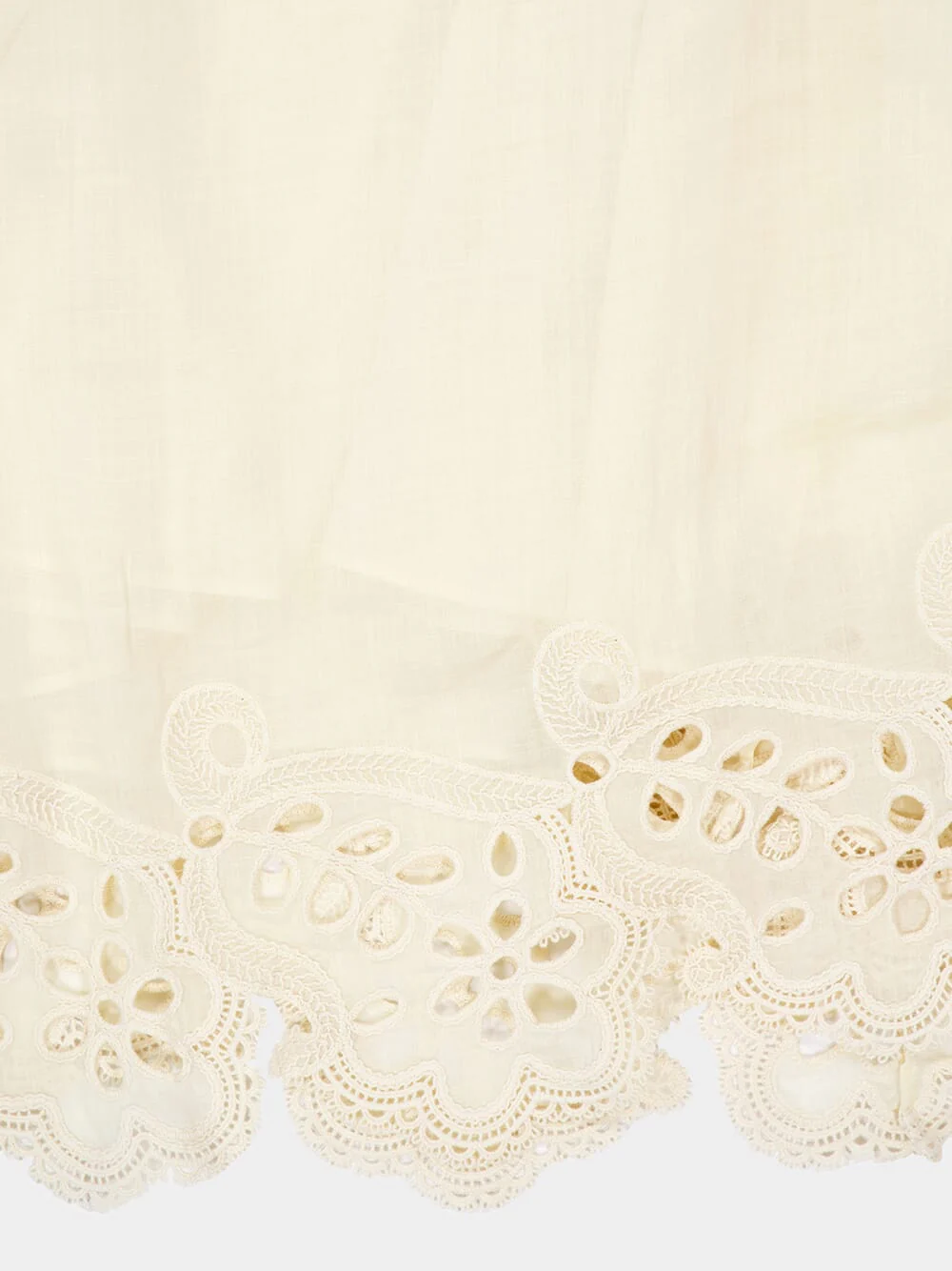Cream Coco Embroidered Ramie Maxi Dress - Image 6