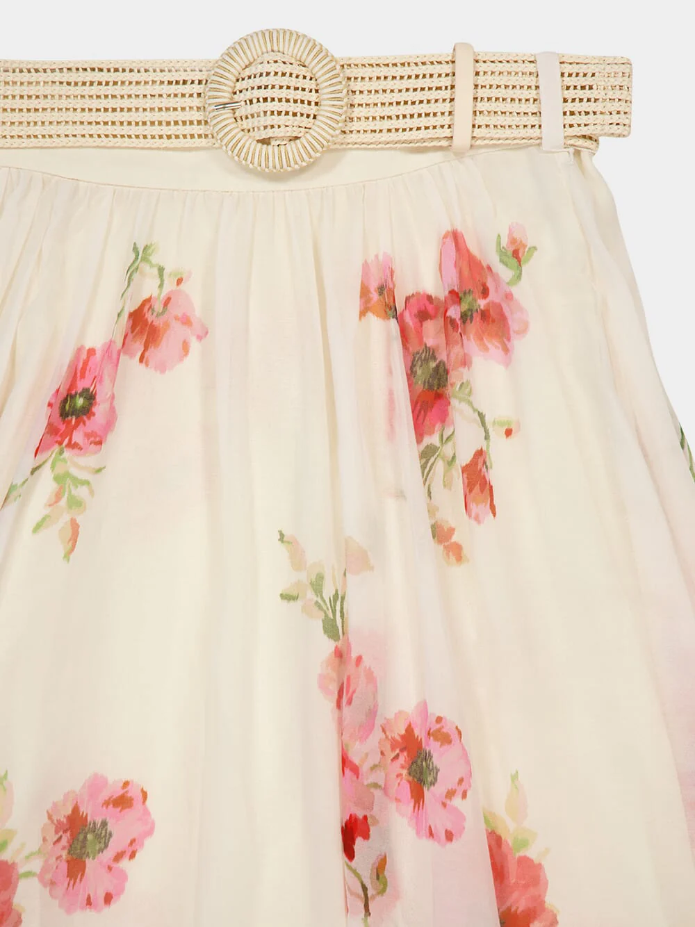 Cream Floral Maxi Skirt - Image 5