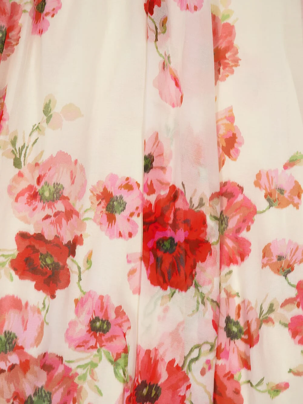 Cream Floral Maxi Skirt - Image 6