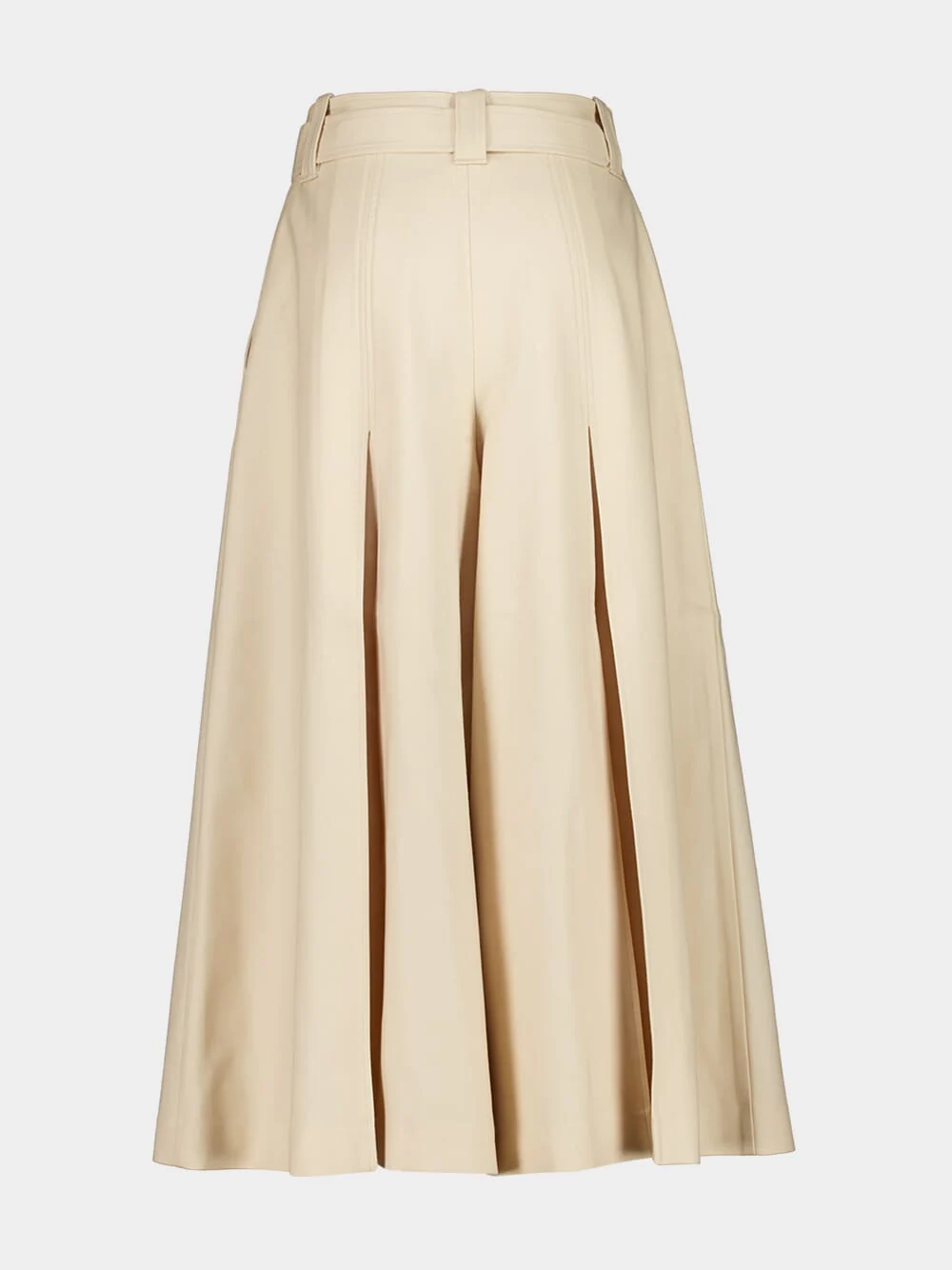 Cream Hypnotic Wool Culottes - Image 3