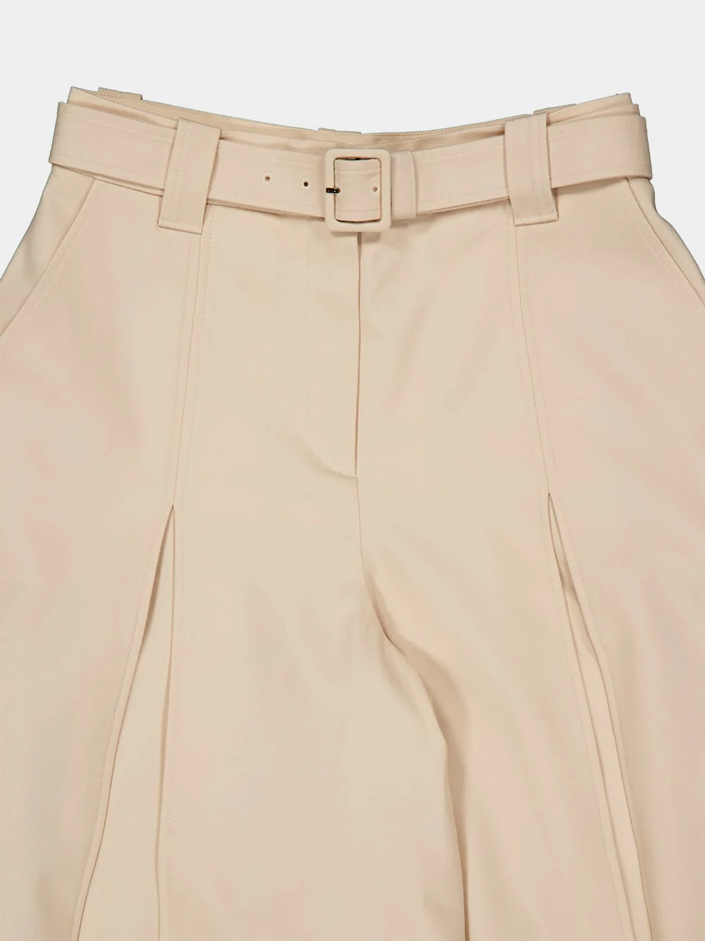 Cream Hypnotic Wool Culottes - Image 5