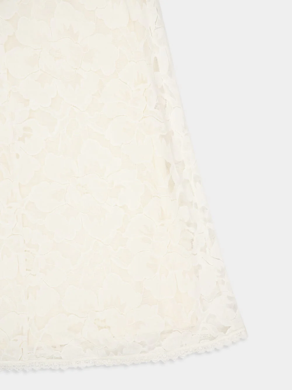 Cream Illuminate Lace Culottes - Image 8