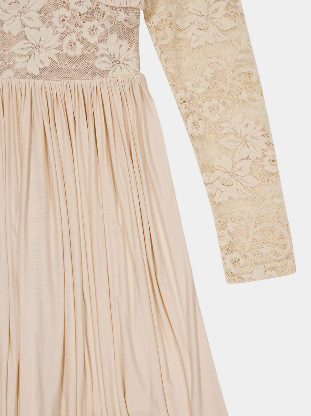 Cream Rebellion Draped Maxi Dress - Image 4