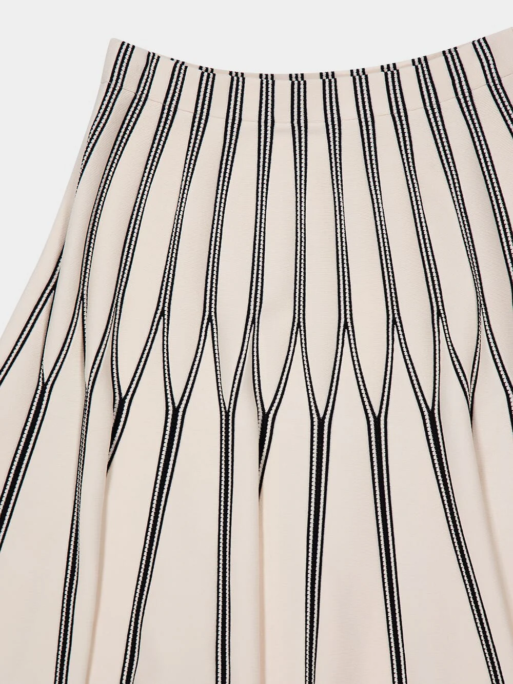 Cream Rebellion Striped Midi Skirt - Image 5