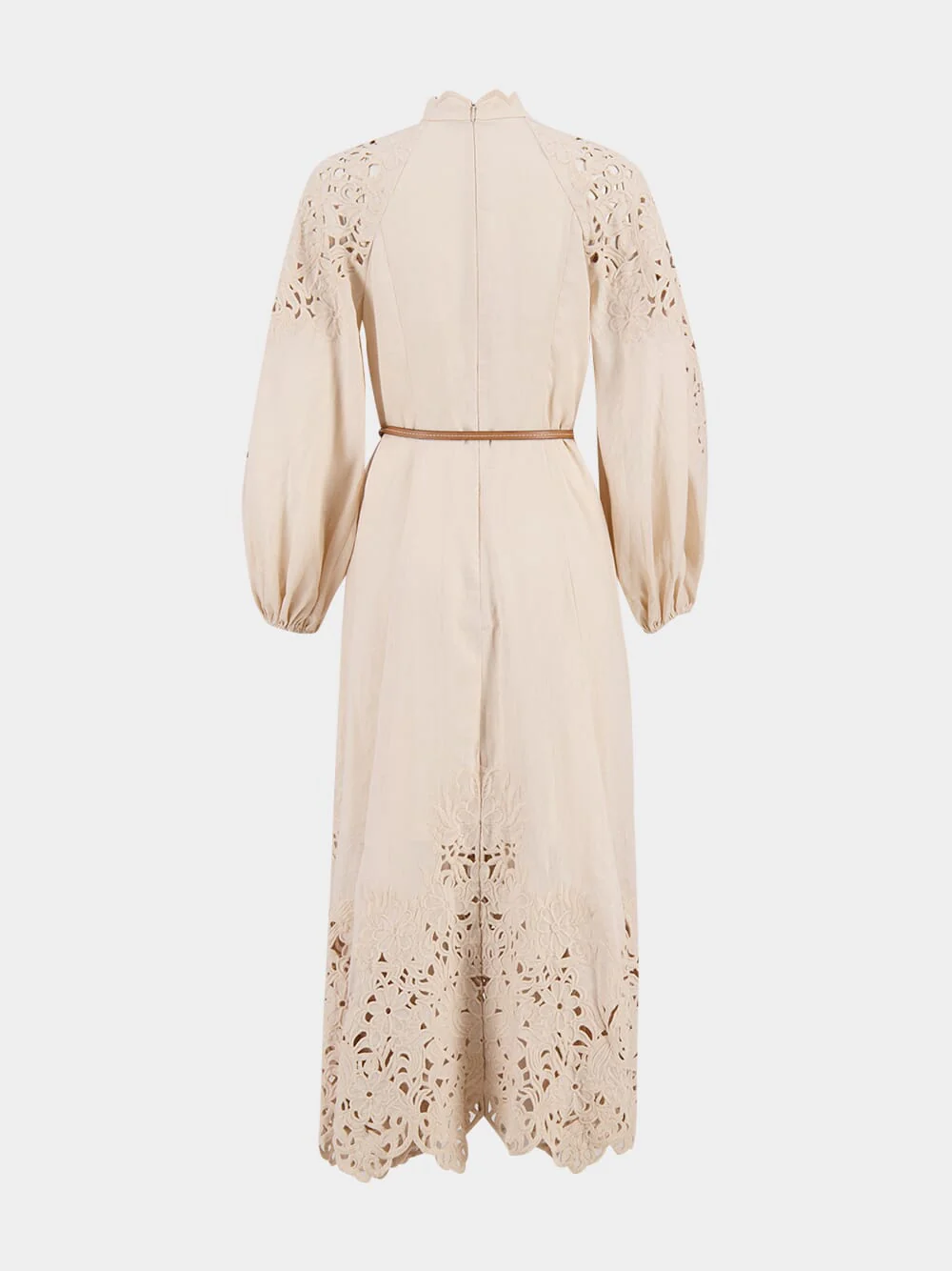 Cream Wylie Embroidered Billow Dress - Image 3