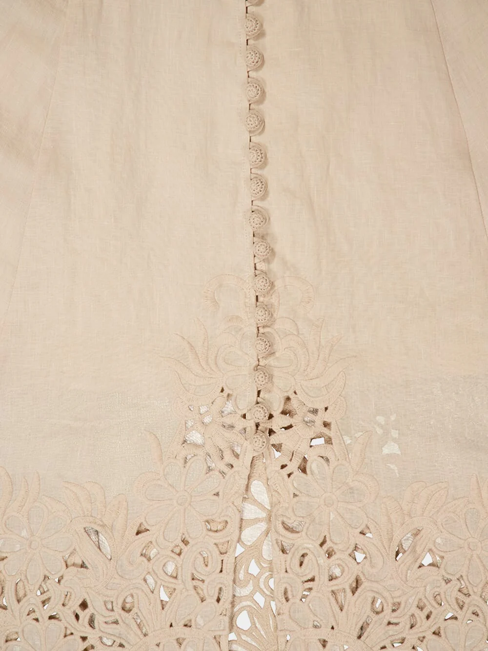 Cream Wylie Embroidered Billow Dress - Image 6