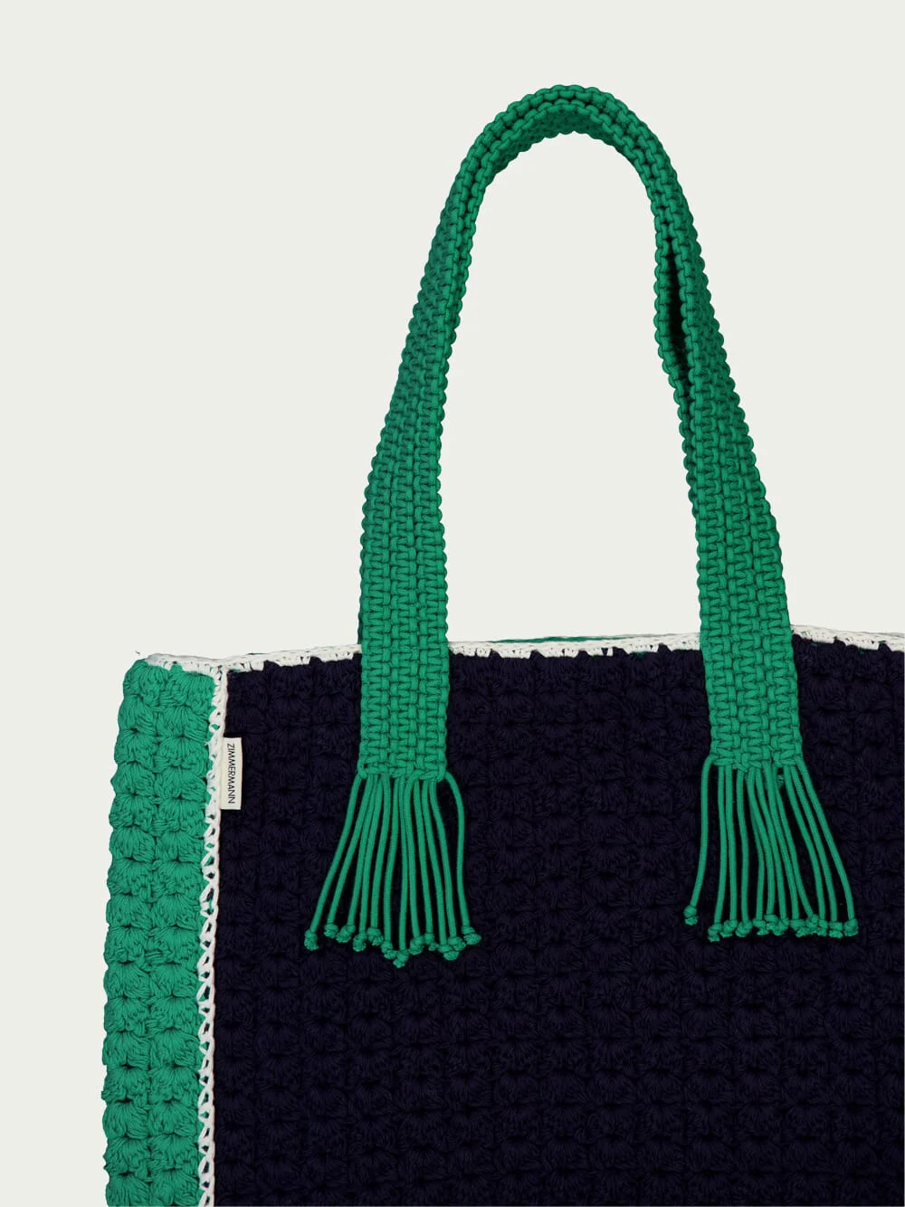 Crochet-Knit Tote Bag - Image 3