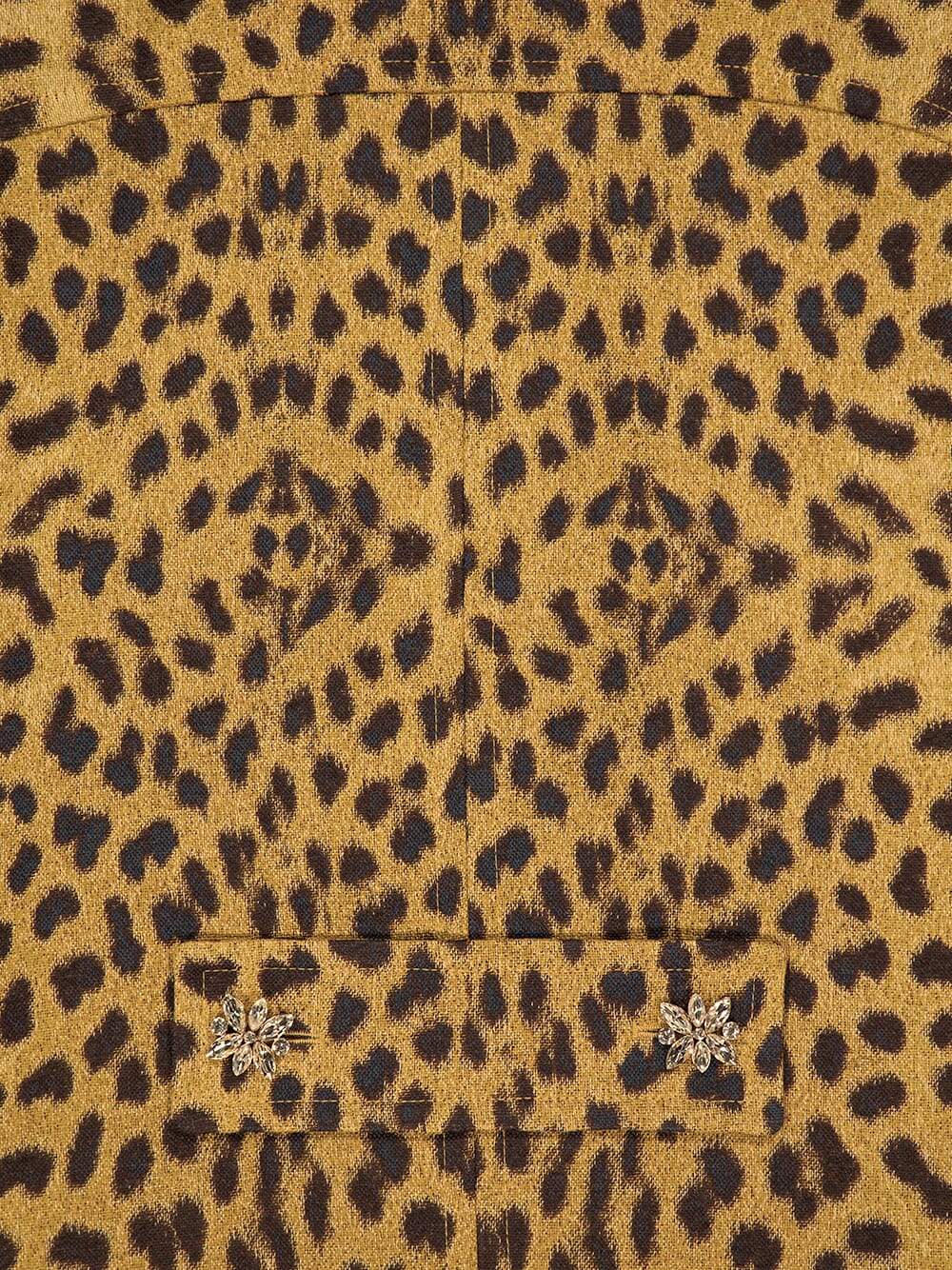 Crush Jacquard Barrel Leopard Coat - Image 6