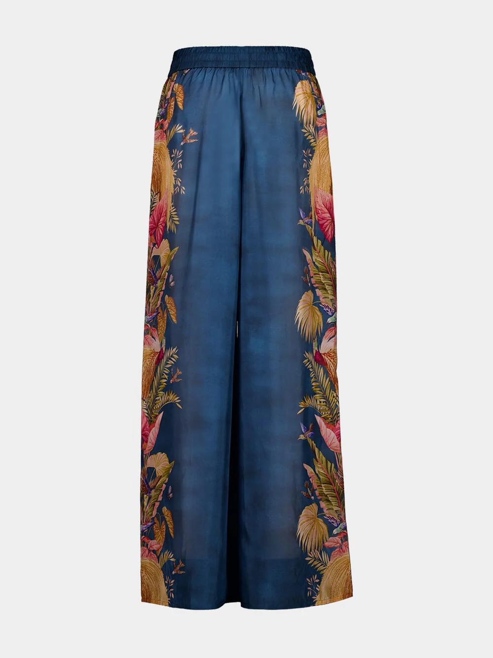 Dark Blue Palm Floral Ascension Pant - Image 5