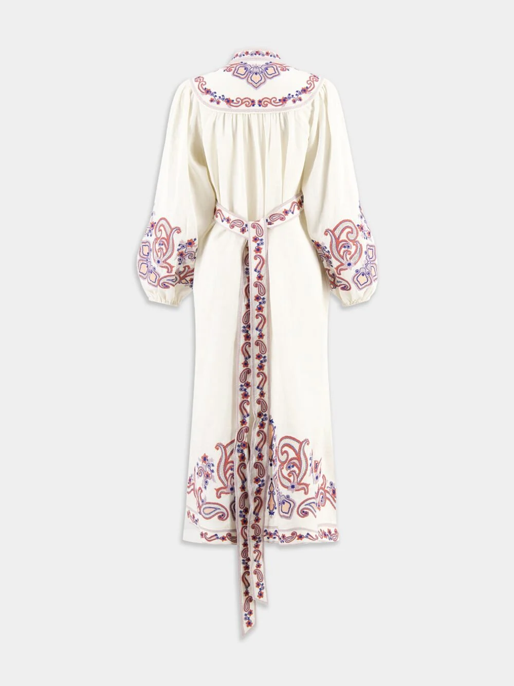 Devi Embroidered Midi Dress - Image 2
